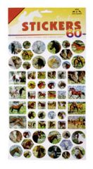 Glänzende Pferde Sticker